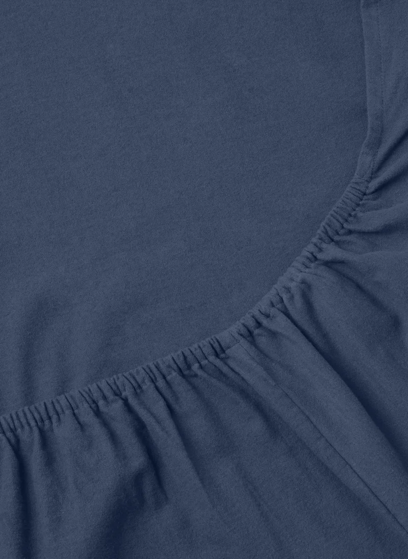 ماتلان ملاءة سرير عميقة جدًا بلون كحلي  خيط